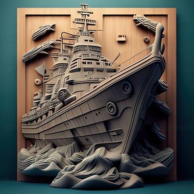 3D model st Battleship (STL)